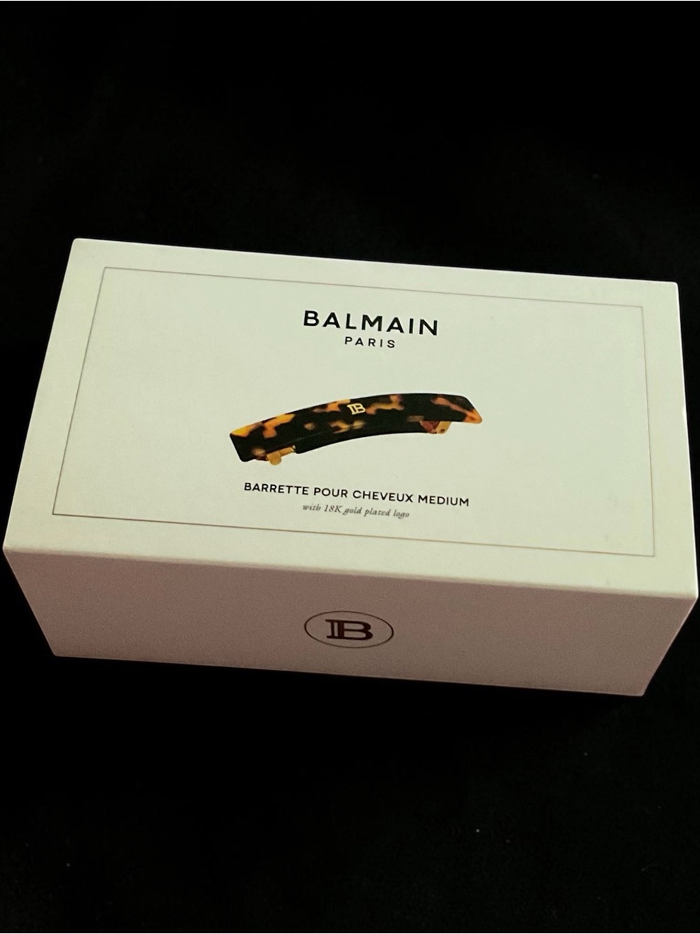 ✨Balmain Paris Barrette Pour Cheveux Medium Hair Couture